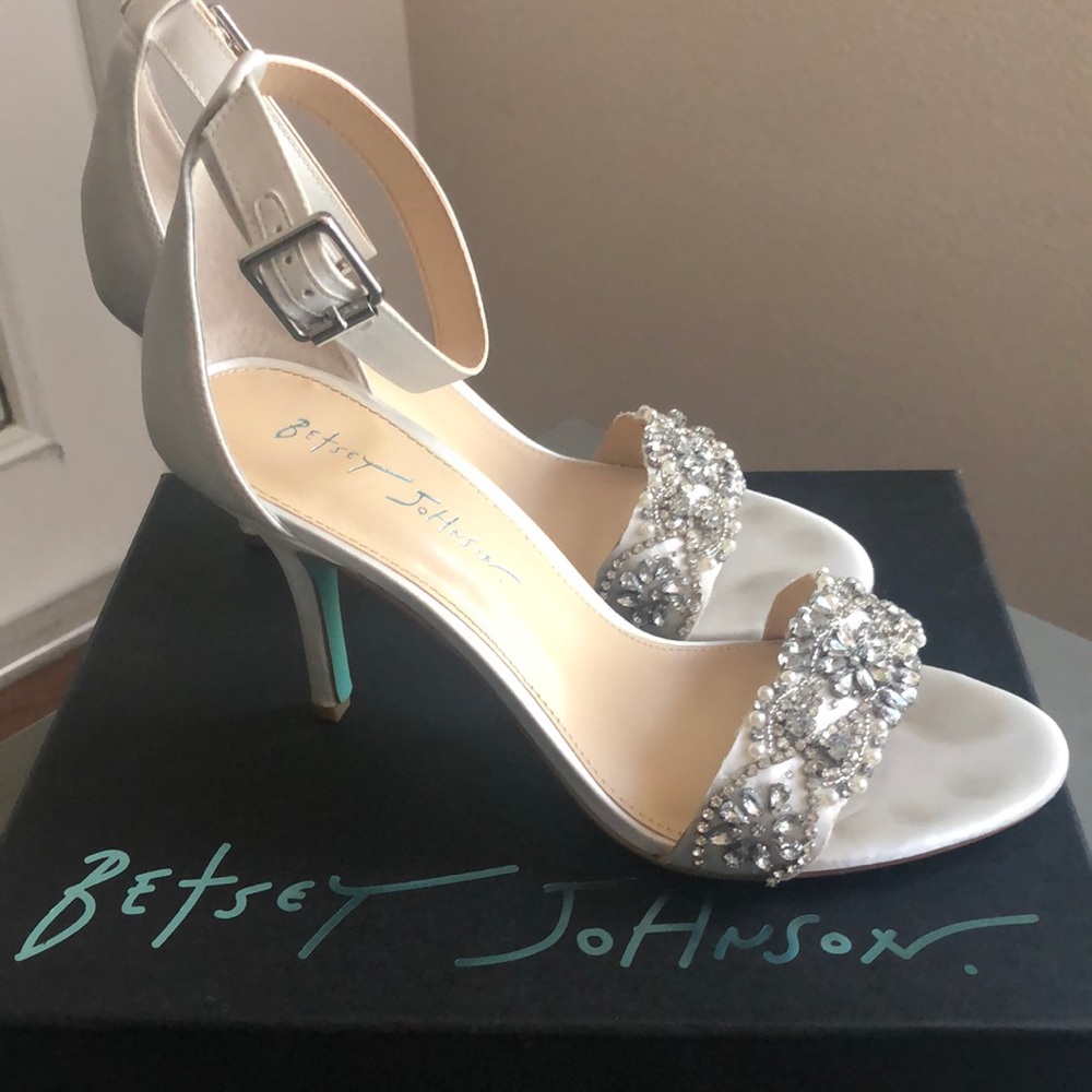 Ivory Betsy Johnson heels